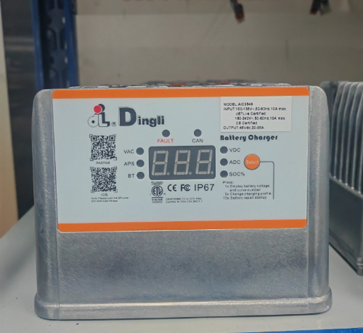ALT-700 close-up showing display panel and IP67 enclosure