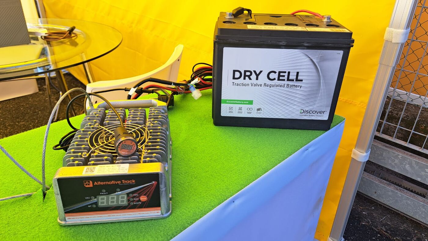 ALT charger paired with a Discover Dry Cell battery